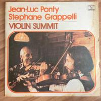 Lp Jean-luc Ponty Stephane Grappelli Violin Sumit Ótimo Est comprar usado  Brasil 