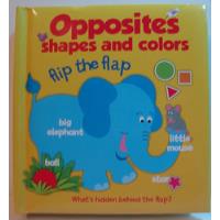 Livro Opposites Shapes And Colors- Flip The Flap - Desconhecido [2004] comprar usado  Brasil 