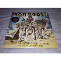  Lp Iron Maiden Somehere Back Time- Best 1980-1989 Dupl Pict comprar usado  Brasil 