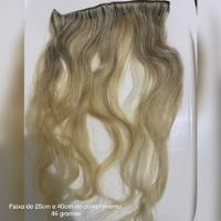 Faixa Mega Hair Loira 40cm De Comprimento 46 Gramas, usado comprar usado  Brasil 