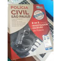 Apostila Alfacon Policia Civil Sp 2018 - Investigador E Escrivão comprar usado  Brasil 