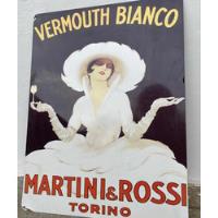 Placa Metal Vintage Martini Rossi comprar usado  Brasil 