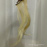 Faixa Loira De Mega Hair Liso 25cm - 6 Gramas comprar usado  Brasil 