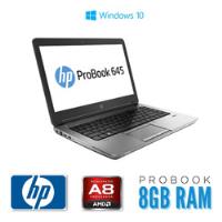 Notebook Hp Probook 645 G1 A8-5550m 8gb S/hd - W10 comprar usado  Brasil 