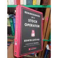 Reminiscences Of Stock Operator Edwin Lefèvre Edição Em Capa Dura comprar usado  Brasil 