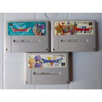 Lote Coleção Dragon Quest Originais Para Super Famicom comprar usado  Brasil 