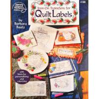 Iron-on Transfers For Quilt Labels - Barbara Baatz Nº 4188 comprar usado  Brasil 