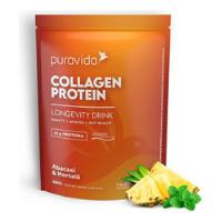 Collagen Protein Abacaxi Hortelã Puravida 450g comprar usado  Brasil 