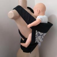 Baby Bag Canguru Preta Para Bebe Infantino Bottom Waist 50cm comprar usado  Brasil 