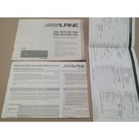 Manual Instruções, Instalação Alpine Cda-7837/cdm-7836/4/3 comprar usado  Brasil 