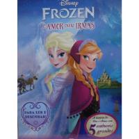 Livro Frozen O Amor Entre Irmãs - Disney Com 5 Estênceis Grandes Para Desenhar comprar usado  Brasil 