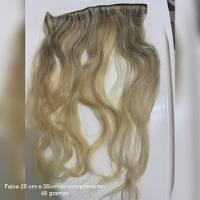 Faixa Mega Hair Loira 35cm De Comprimento - 48 Gramas comprar usado  Brasil 