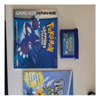 Usado, Pokemon Sapphire Gba Jogo Com Manual Original  comprar usado  Brasil 