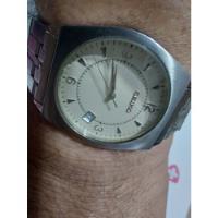Relógio Seiko Social Usado, Quartzo Slim 34mm De Caixa Aço , usado comprar usado  Brasil 