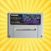 Cartucho Batman Returns Para Snes Super Famicom Original comprar usado  Brasil 