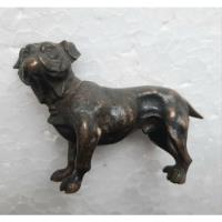 B. Antigo - Estatueta De Bulldog Em Bronze Francês  comprar usado  Brasil 