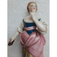 B. Antigo - Suntuosa Dama Antiga Porcelana Capodimonte Daa1, usado comprar usado  Brasil 