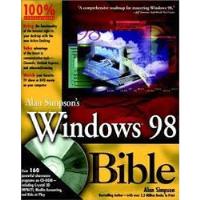 Windows 98 Bible C/ Cd De Alan Simpsons Pela Idg Books (1998), usado comprar usado  Brasil 