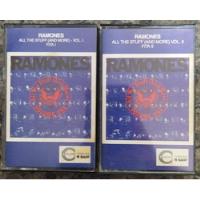 Usado, 2 Fita K7 Ramones-all The Stuff(and More)vol.1 E 2 Sire 1990 comprar usado  Brasil 