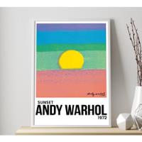 Quadro Retrô - Andy Warhol - Sunset - Decora - 37 Cm X 52 Cm comprar usado  Brasil 