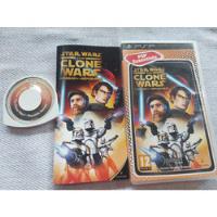 Star Wars The Clone Wars Original Caixa & Manual P/ Sony Psp comprar usado  Brasil 
