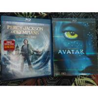 Kit Com 2 Blu Ray: Avatar + Percy Jackson Olympians} comprar usado  Brasil 