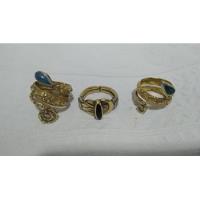 Bijuterias 3 Anéis Metal Dourado Anos 70 - Usados  comprar usado  Brasil 