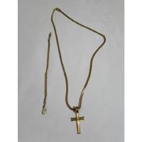 pulseira couro crucifixo comprar usado  Brasil 