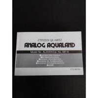 Manual Citizen Aqualand 5810 - 5812, usado comprar usado  Brasil 