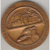 Medalha De 1958 Do Rincão Da Lealdade De Caxias, 96 Gr, usado comprar usado  Brasil 