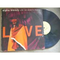 Lp Alpha Blondy, Live Au Zenith, Paris- Leia comprar usado  Brasil 