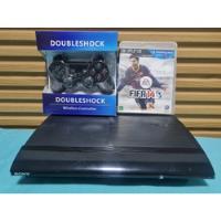 Playstation 3 Super Slim + Jogo + Controle - Ps3 Bloqueado comprar usado  Brasil 
