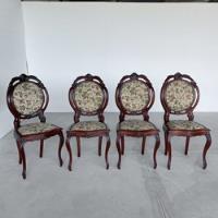 Conjunto 4 Cadeira Antiga Medalhao Madeira Tecido Gobelin comprar usado  Brasil 
