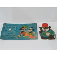 Estojo Escolar Antigo Mickey Mouse Niqueleira Urso, usado comprar usado  Brasil 