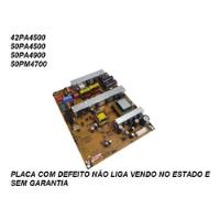 Placa Fonte Da Tv New Plasma Mod 50pa4500 Com Defeito comprar usado  Brasil 