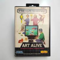 Art Alive Programa Sega Mega Drive Tec Toy comprar usado  Brasil 