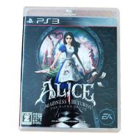 Ps3 - Alice Madness Returns - Versão Japonesa - Mídia Física comprar usado  Brasil 