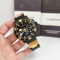 Ulysse Nardin Marina Diver Black Sea Chronograph Ouro Rosé comprar usado  Brasil 