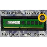 Memória Kingston 8gb Pc3l-10600e Kth-pl313e/8g Udimm  Server comprar usado  Brasil 