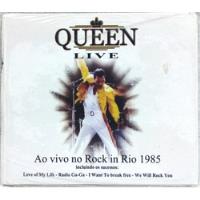 Queen Live Ao Vivo No Rock In Rio 1985 Cd Lacrado Digipack comprar usado  Brasil 