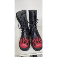 Bota Vilela Boots, Red Flame, 18 Furos, Tamanho 39br.  comprar usado  Brasil 