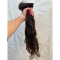 Mega Hair Humano Natural Ondulado Vietnãmita 55cm 100g , usado comprar usado  Brasil 