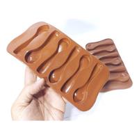 Forma Silicone Molde Colher Gêlo Chocolate 2 Unidades Disp comprar usado  Brasil 