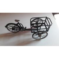 Miniatura De Bicicleta Triciclo De Carga Para Coleção. comprar usado  Brasil 