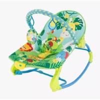 Cadeira De Balanço Vibratória E Musical Infantil Azul comprar usado  Brasil 
