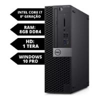 Cpu Dell 5060 Core I7 8ª Geraçao 8gb Ddr4 Hd 1tb | Windows10 comprar usado  Brasil 