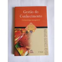 Usado, Livro: Gestão Do Conhecimento - Harvard Business Review comprar usado  Brasil 