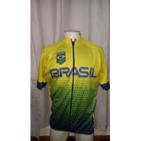 Lote Camisa De Ciclismo Brasil Veste M Usada comprar usado  Brasil 