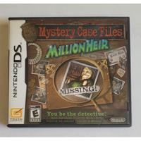 Mystery Case Files - Millionheir -  Nintendo Ds comprar usado  Brasil 
