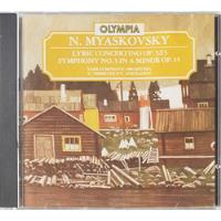 Usado, Cd Myaskovsky Lyric Concertino Symphony 3 Svetnalov Ussr Sym comprar usado  Brasil 